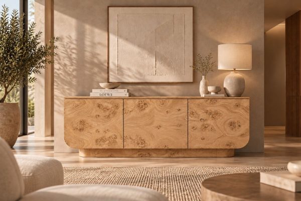 Gerudo Sideboard roomset burl oak small