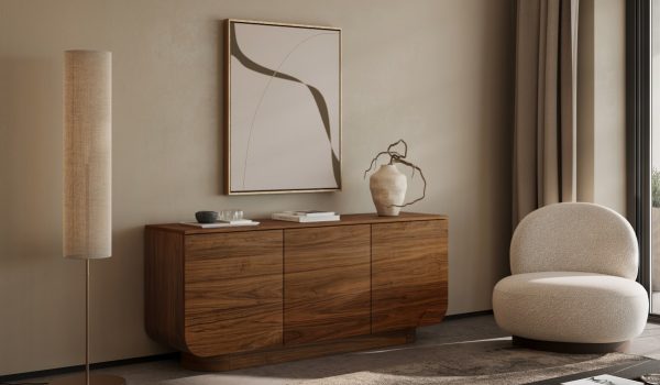 Gerudo Sideboard walnut roomset small